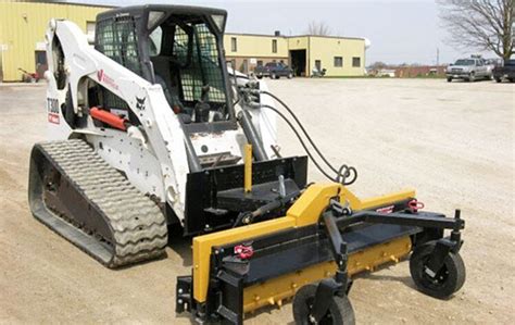 mini skid steer clearing|skid steer clearing attachments.